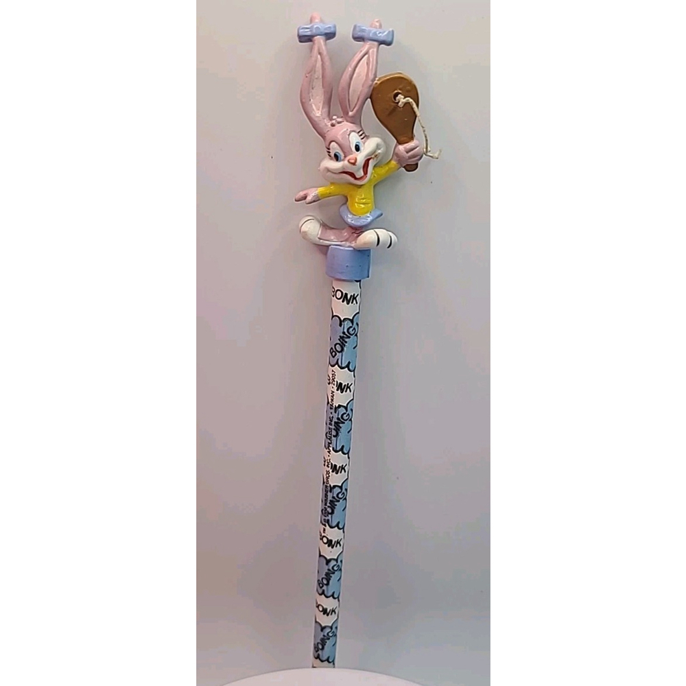 Vintage 90s 1990 Tiny Toon Adventures Babs Bunny Bonk Applause Pencil